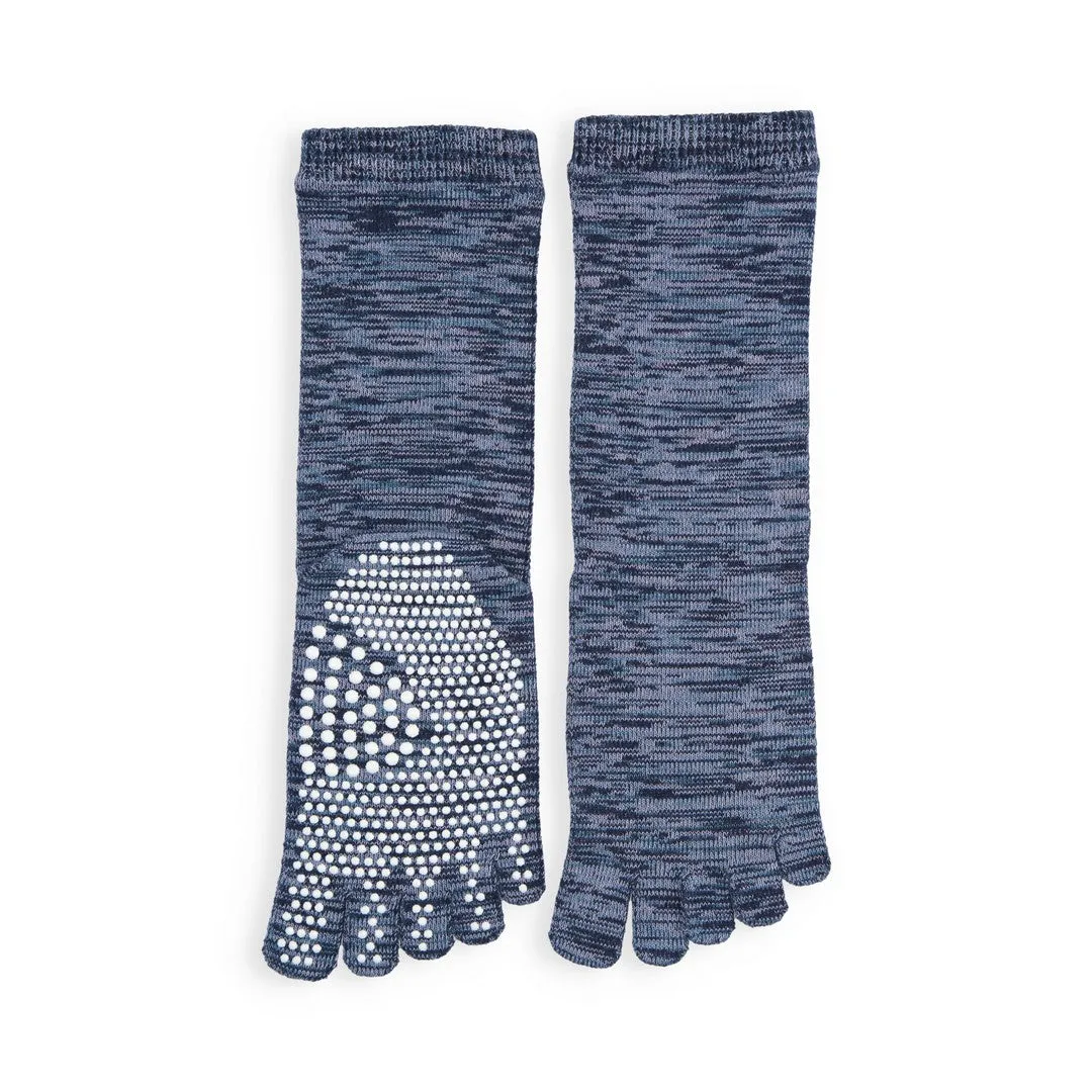 051140109 Reflexology Cotton Toe Crew Socks S