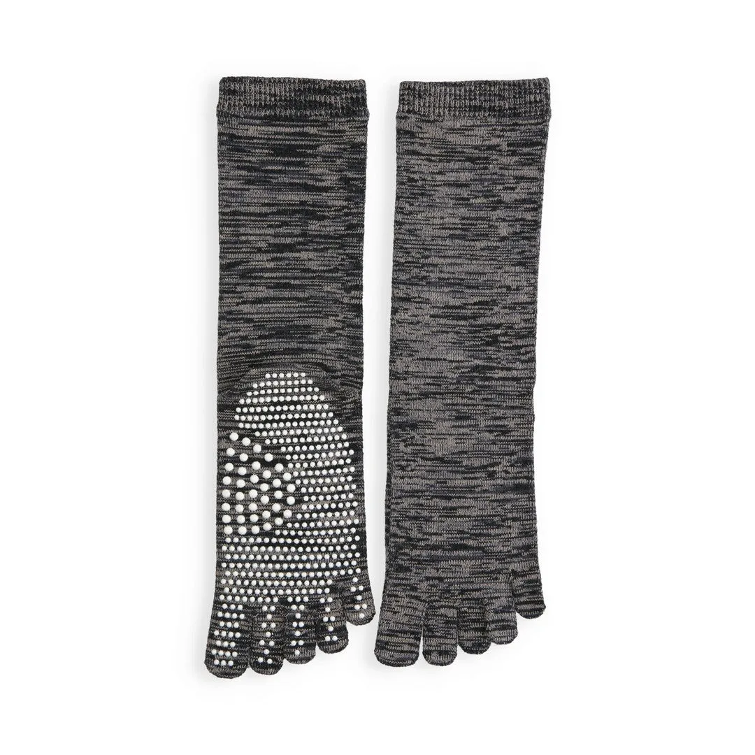 051140110 Reflexology Cotton Toe Crew Socks M