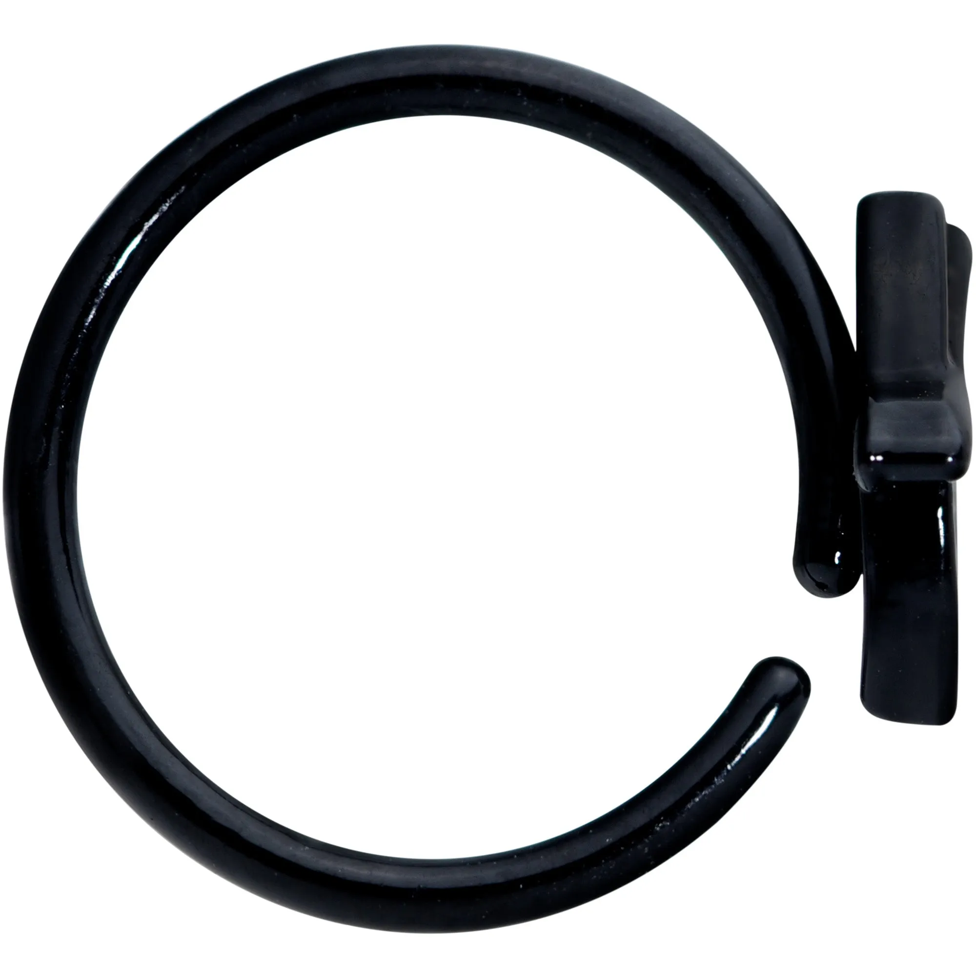 18 Gauge 3/8 Black Red Summer Kayak Boat Nose Hoop