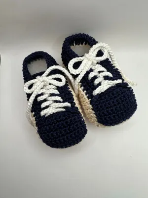 3-6 Month Knitted Laced Shoe