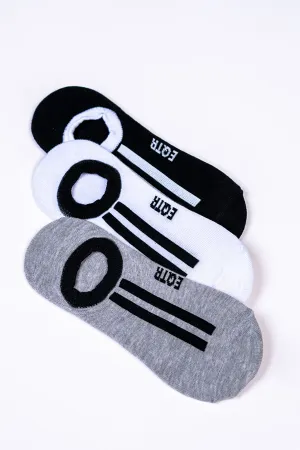 3-Pack Loafer Socks