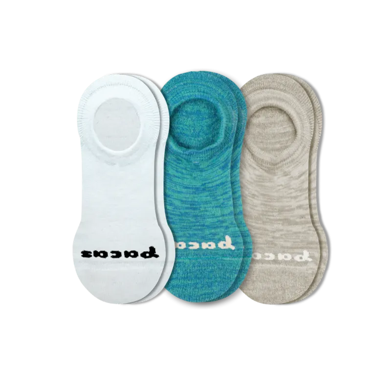 3 Pack - Women's No Show Socks