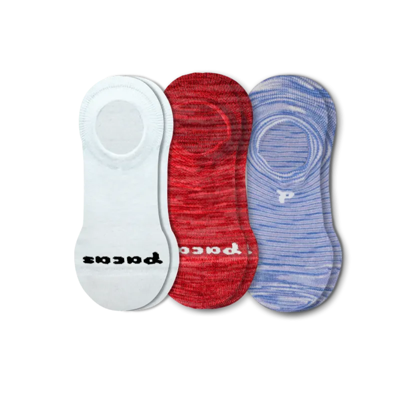3 Pack - Women's No Show Socks
