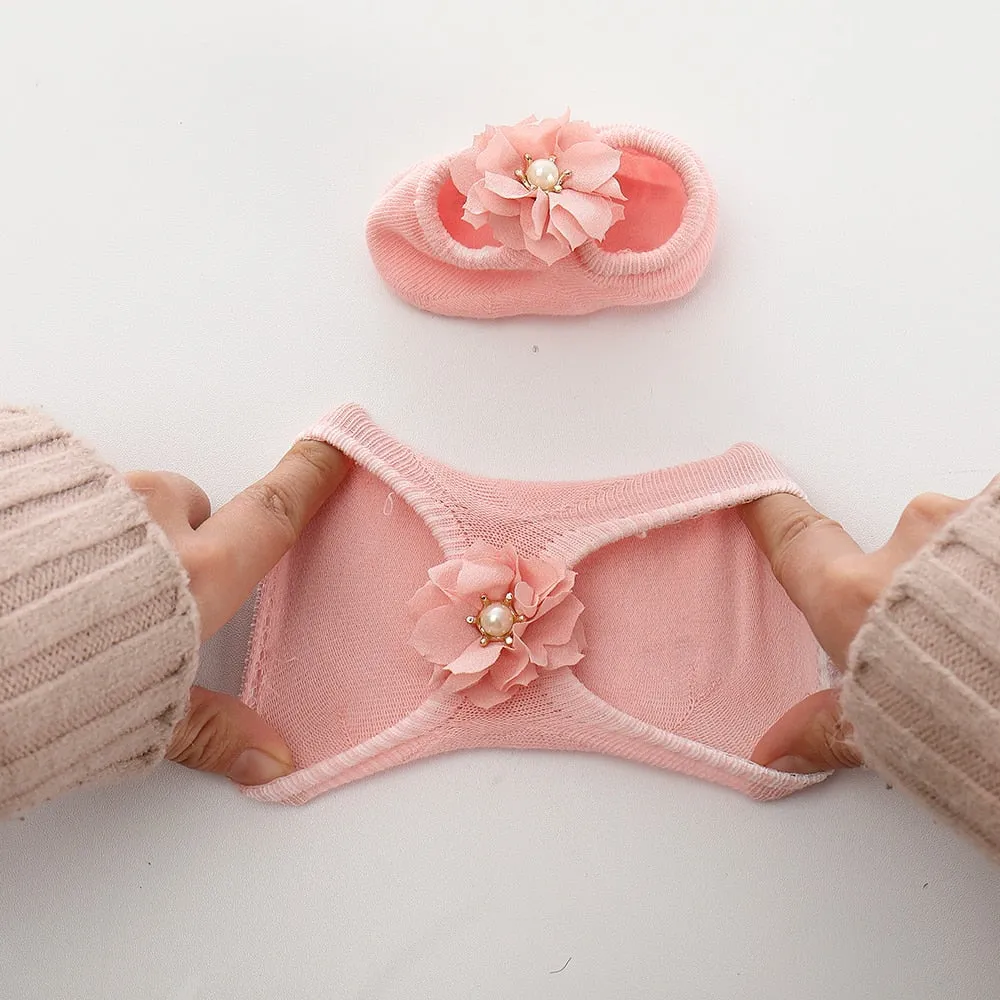 3 Pair/lot Baby Socks for Newborns Girls