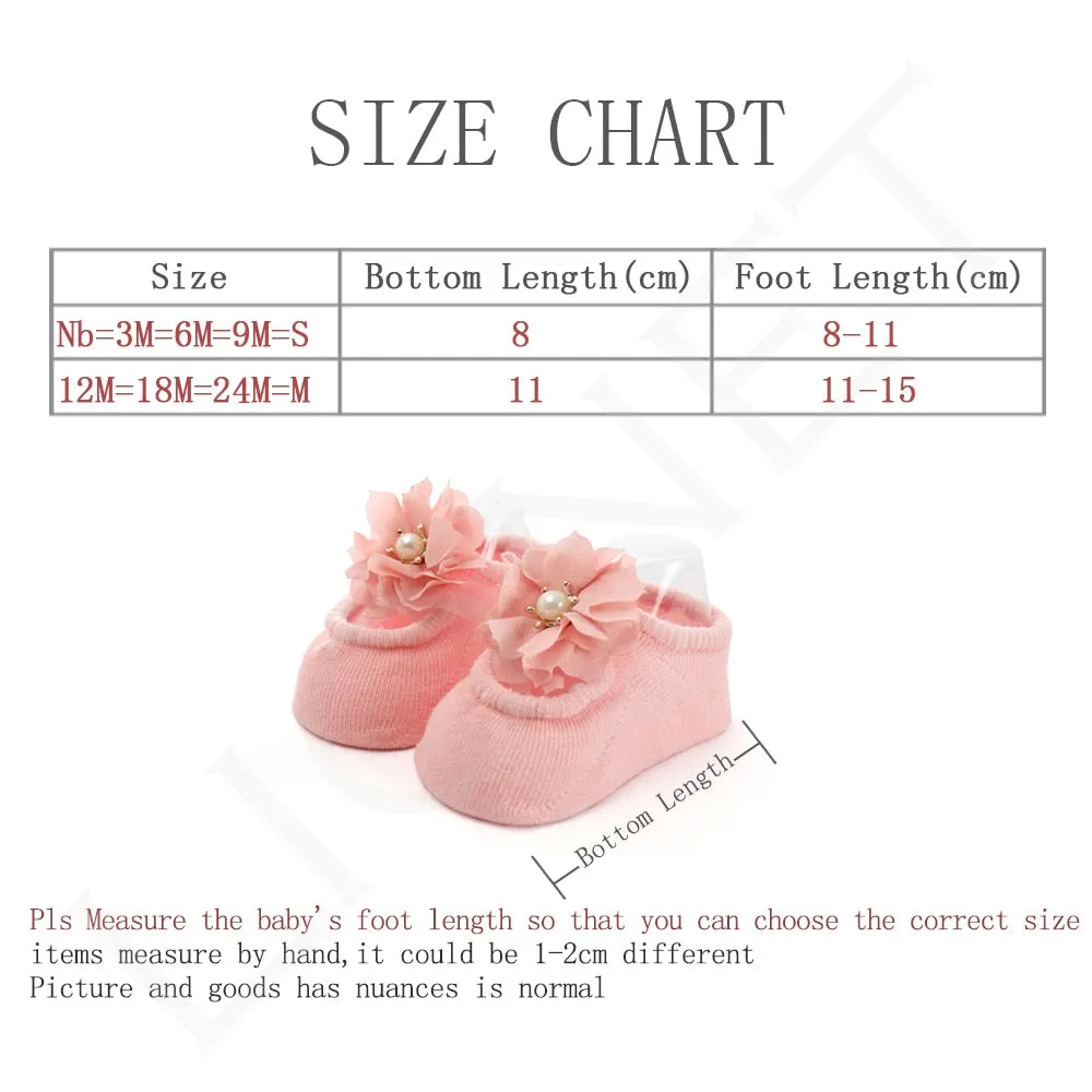 3 Pair/lot Baby Socks for Newborns Girls