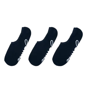 3 Pairs No-Show Socks - Blue