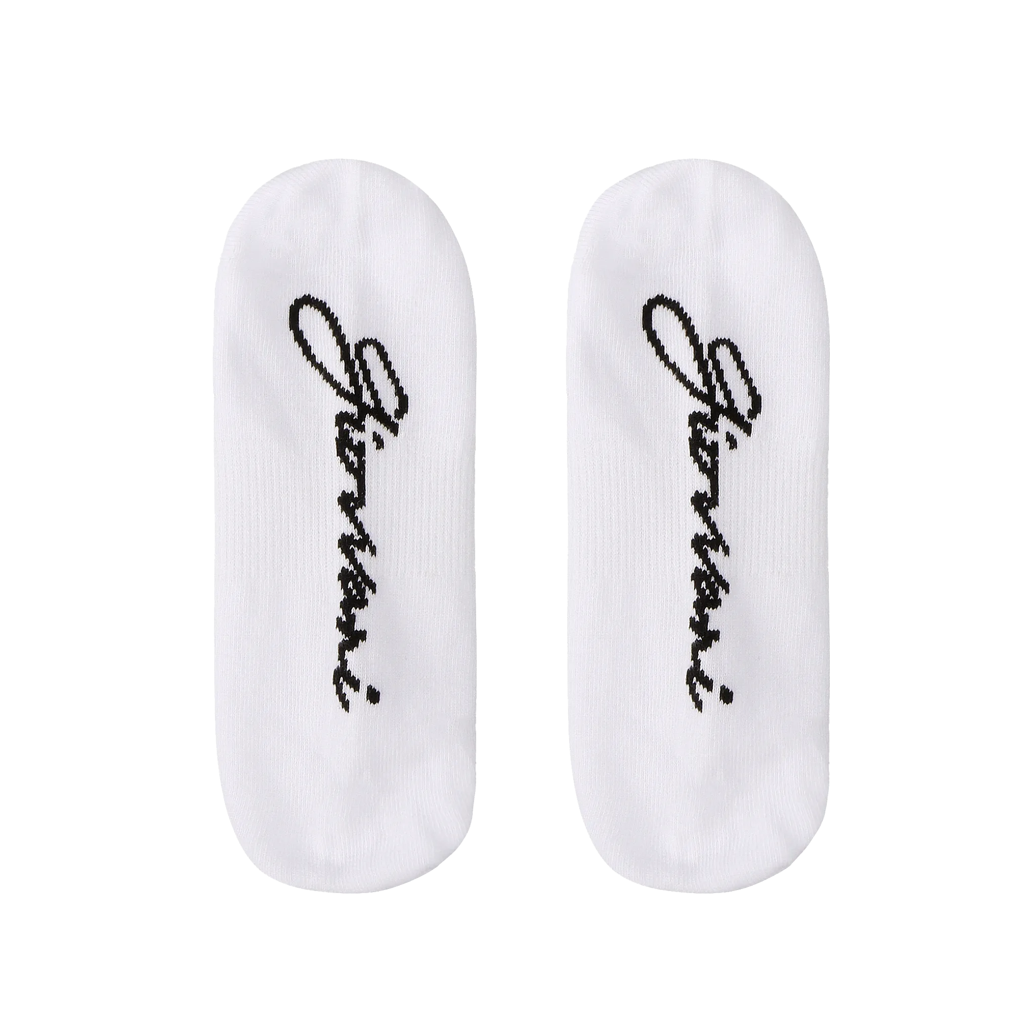 3 Pairs No-Show Socks - White