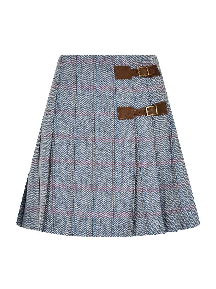 40% OFF DUBARRY Blossom Ladies Tweed Skirt - Denim Haze - Size: UK 8 (EU34)