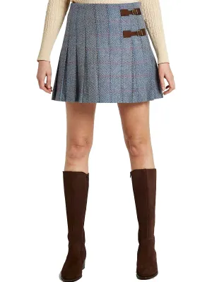 40% OFF DUBARRY Blossom Ladies Tweed Skirt - Denim Haze - Size: UK 8 (EU34)