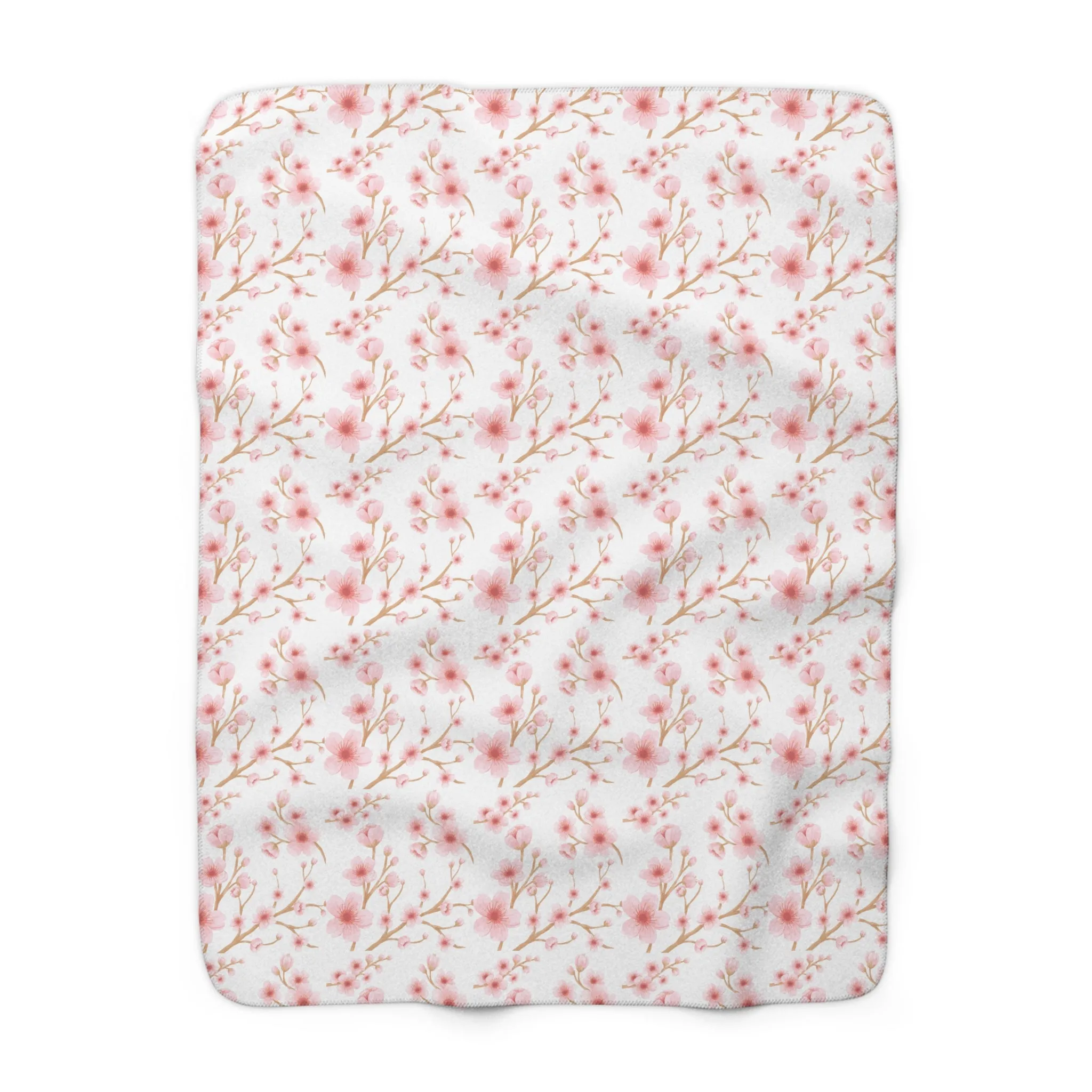 and Home Highly-rated Soft for Top-tier Cozy Blanket Decor Fleece - Throw Sherpa Warm Floral