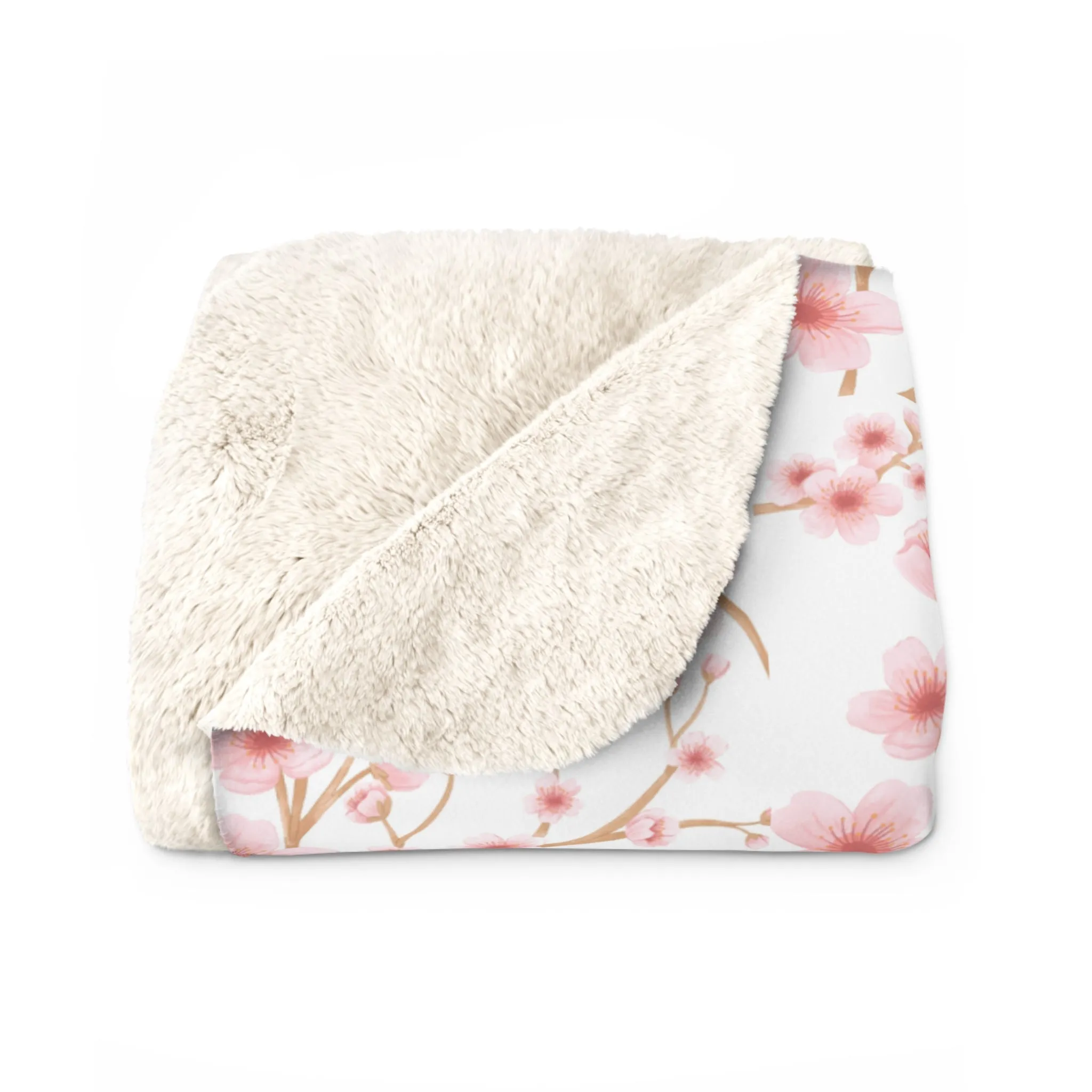 and Home Highly-rated Soft for Top-tier Cozy Blanket Decor Fleece - Throw Sherpa Warm Floral
