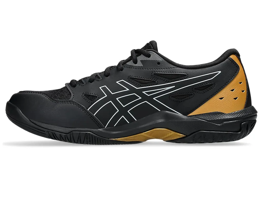 Asics Men's GEL-ROCKET 11 Wide (2E) Indoor Shoes in Black/Piedmont Grey