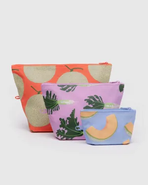 Baggu Go Pouch Set - Japanese Produce