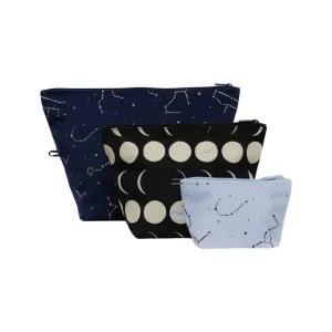 Baggu Go Pouch Set, Night Sky