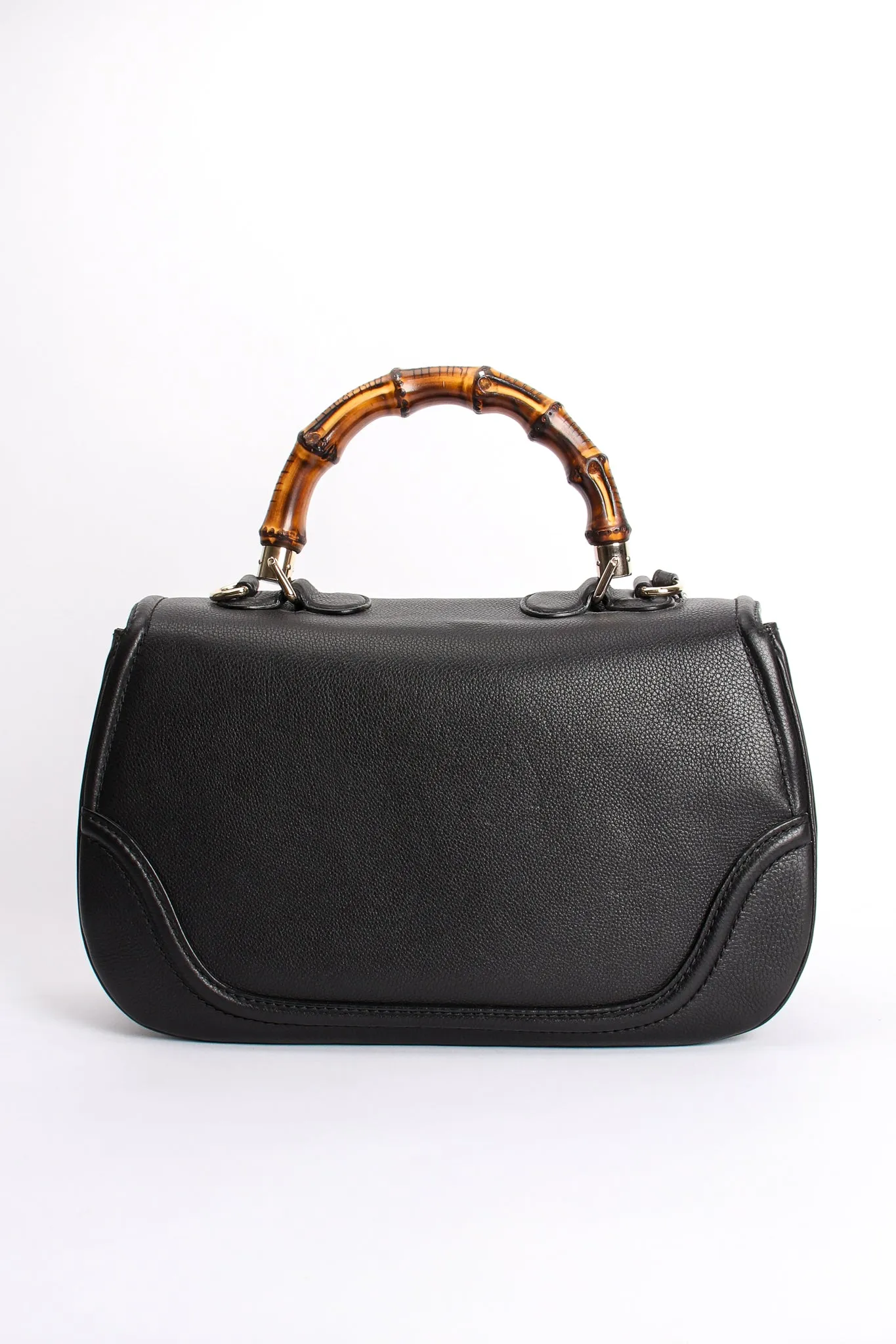 Bamboo Handle Tassel Bag