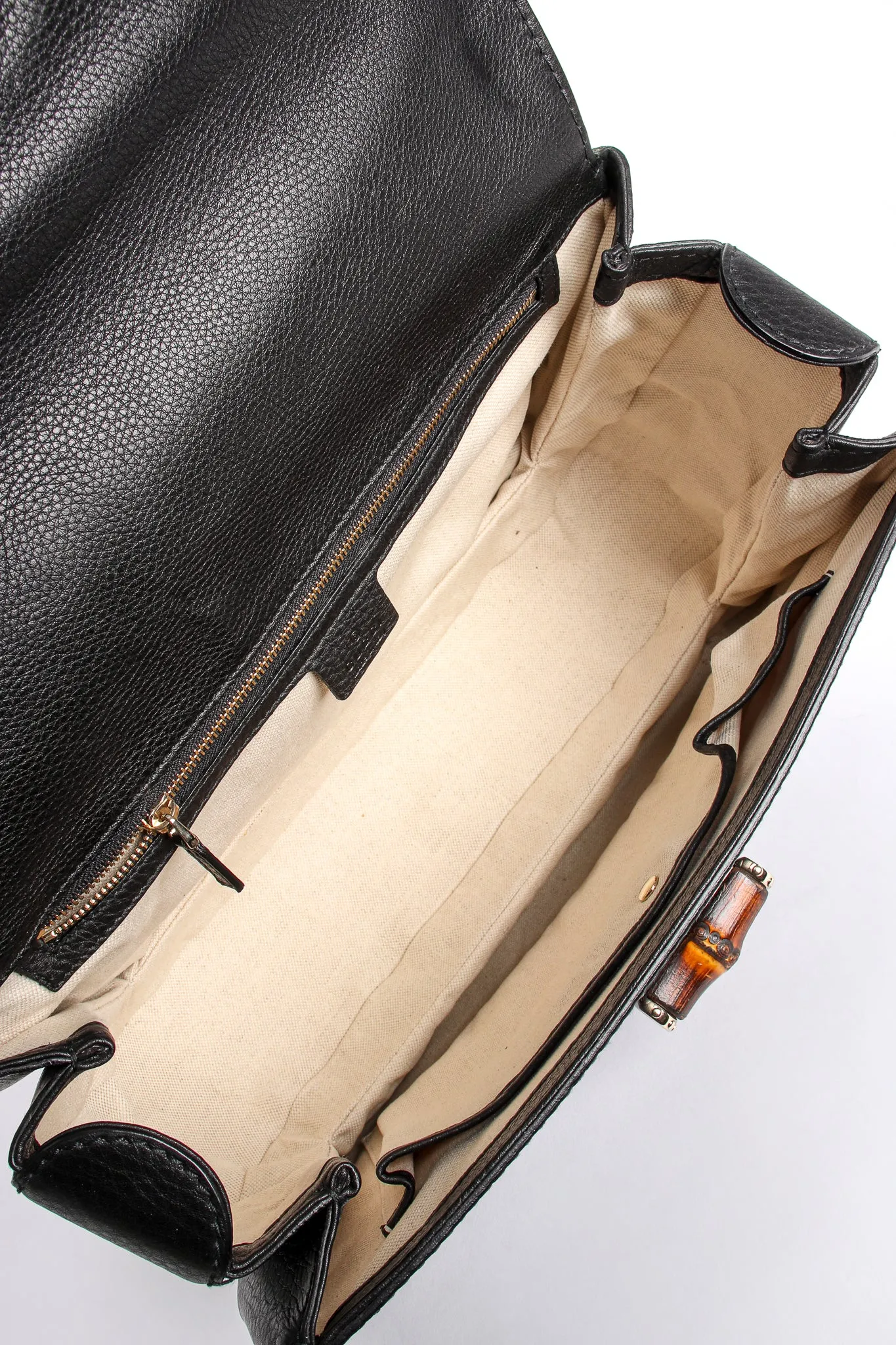 Bamboo Handle Tassel Bag