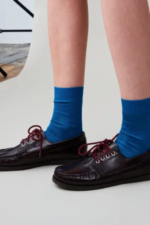 BAXTER BOAT SHOE | OXBLOOD SATIN LEATHER
