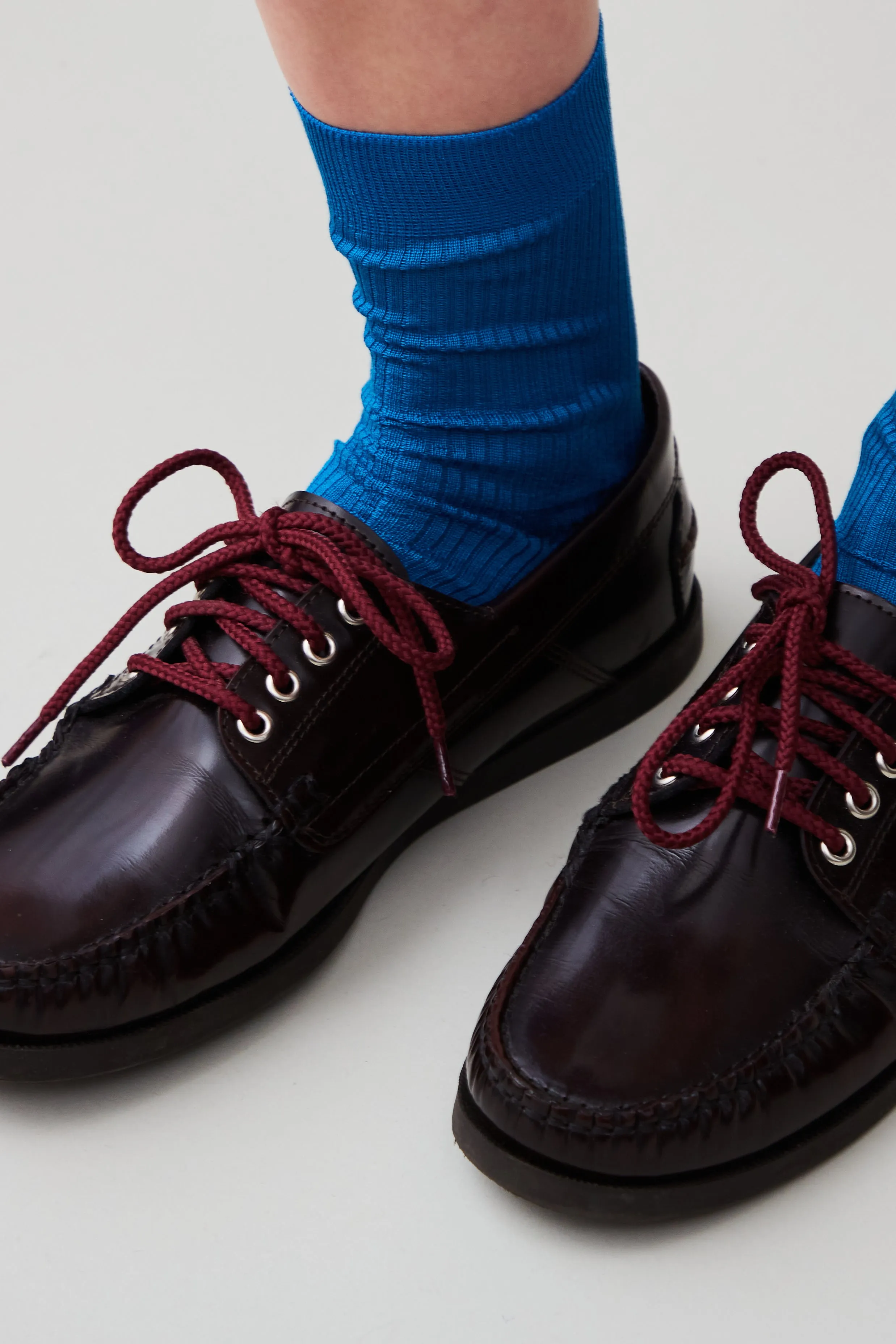 BAXTER BOAT SHOE | OXBLOOD SATIN LEATHER