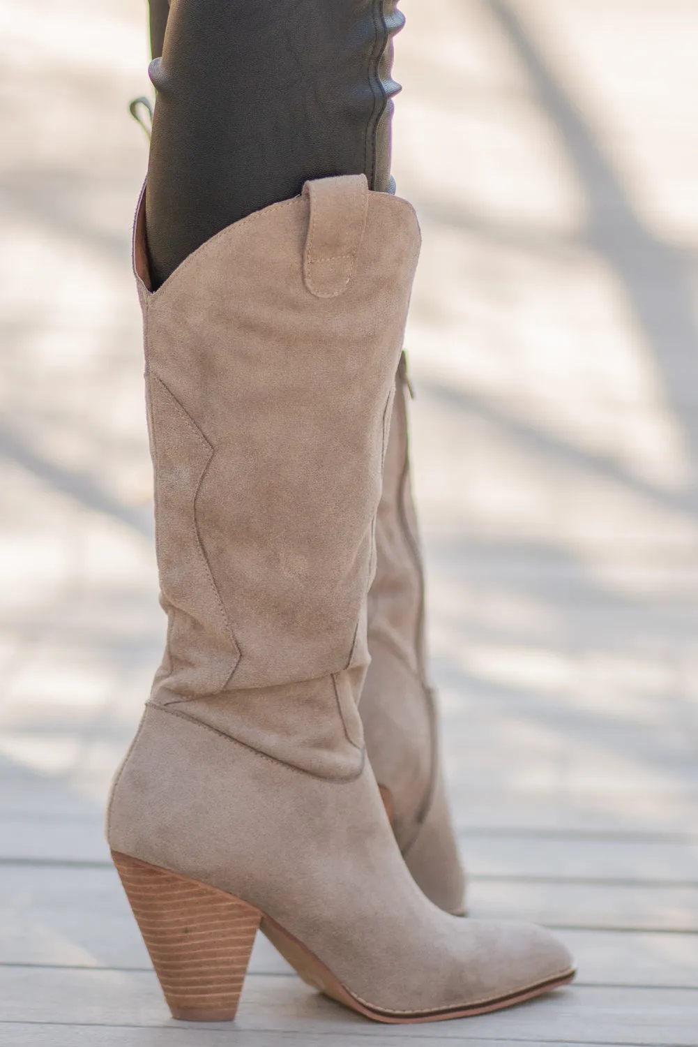 Bohemian Taupe Boots