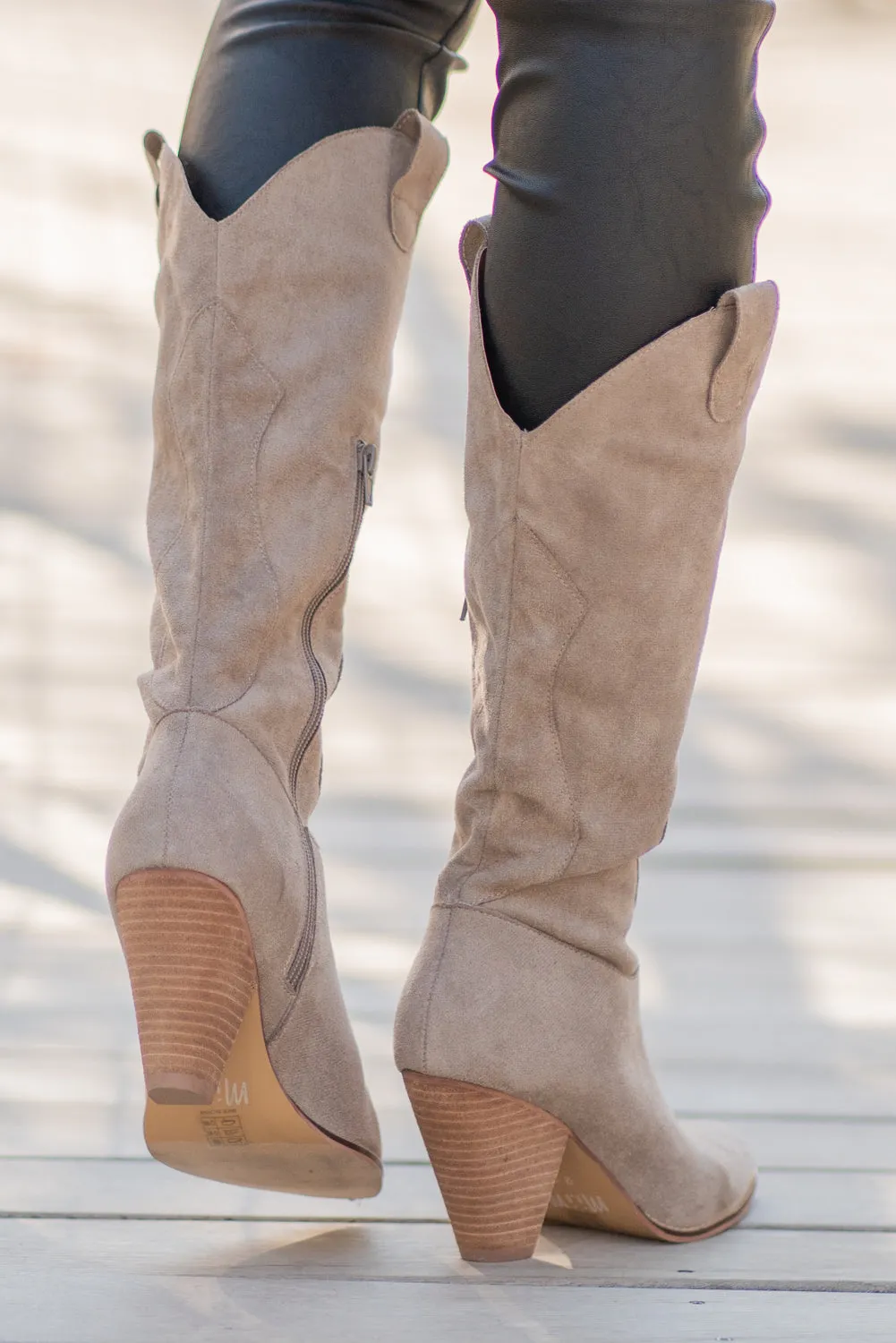 Bohemian Taupe Boots