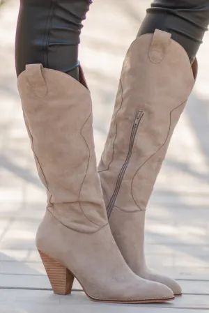 Bohemian Taupe Boots
