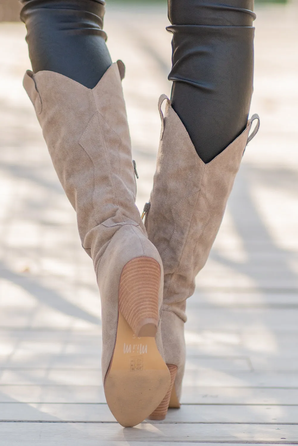 Bohemian Taupe Boots
