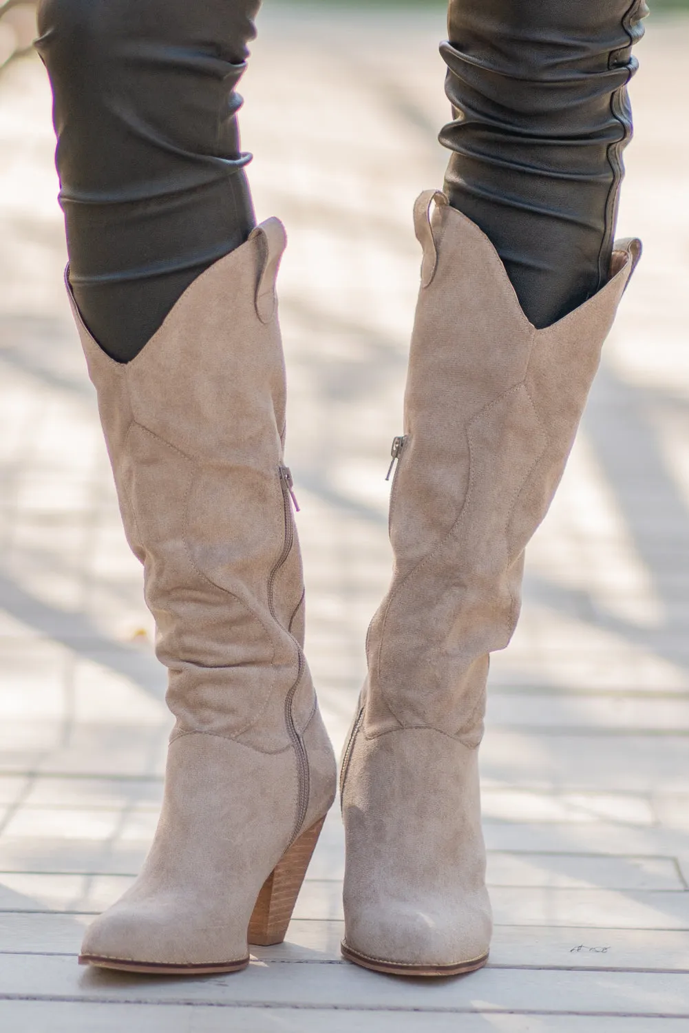 Bohemian Taupe Boots