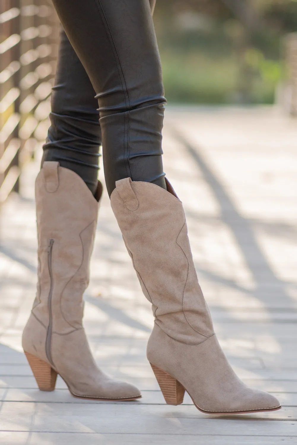 Bohemian Taupe Boots
