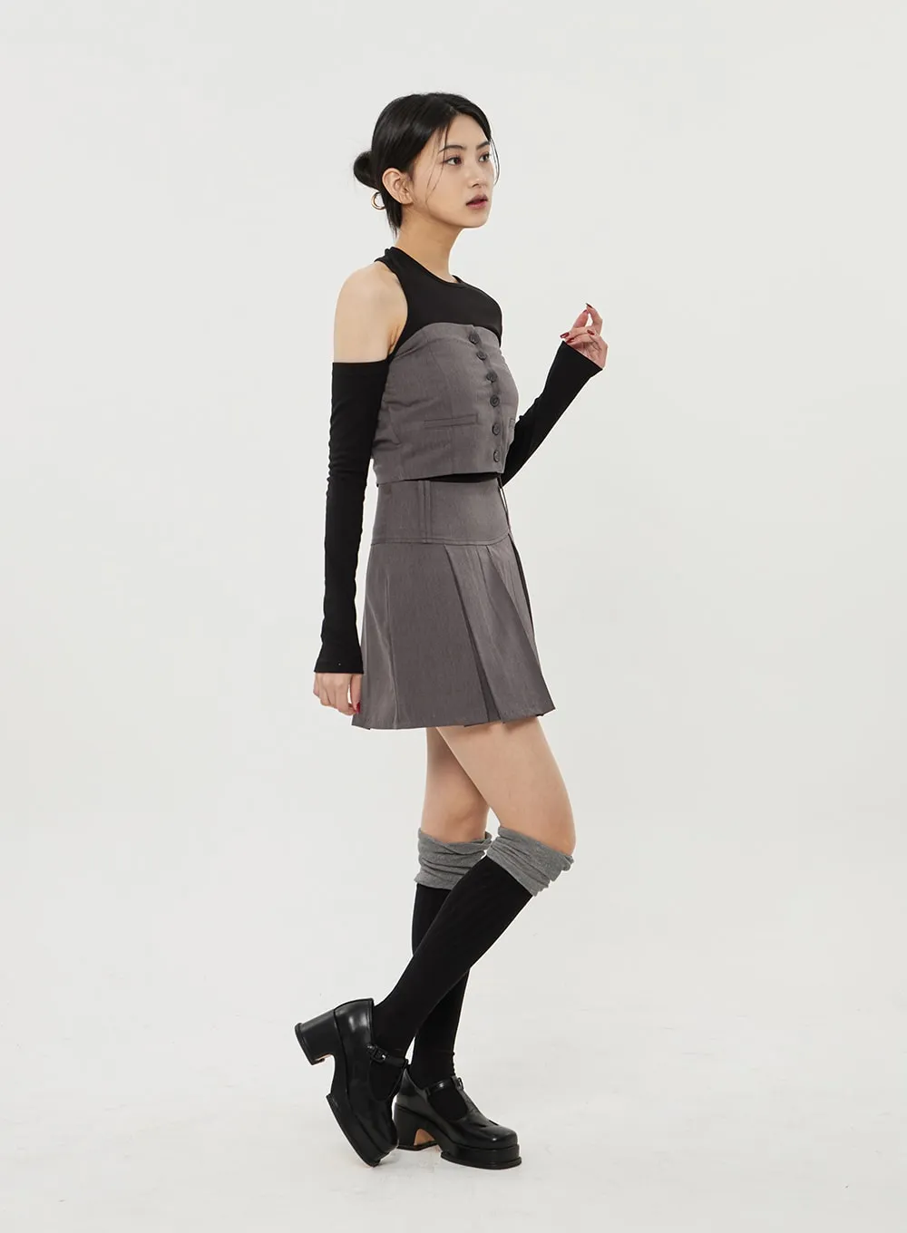 Button Tube Top BF314