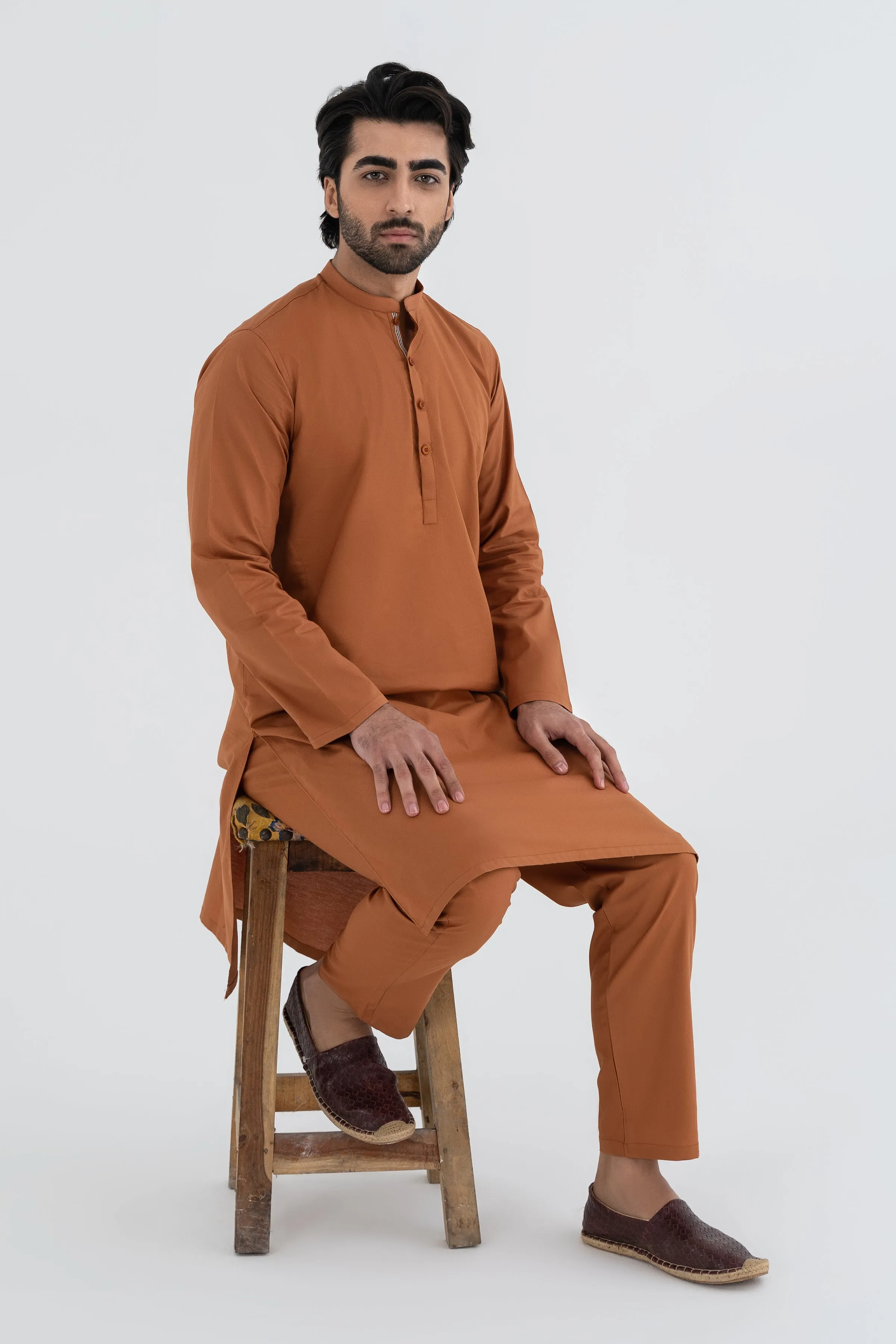 Camel Kurta Trouser