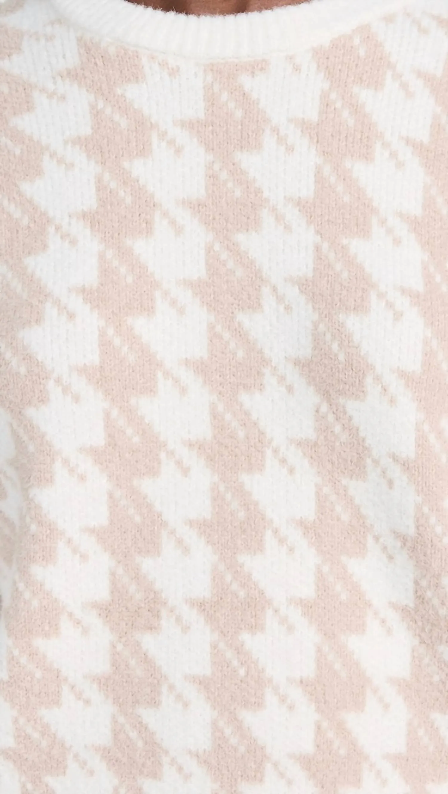 Cedar Houndstooth Sweater