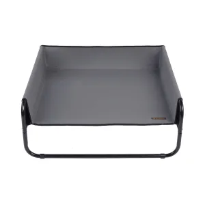 Charlie's High Walled Outdoor Trampoline Dog Bed Grey Large