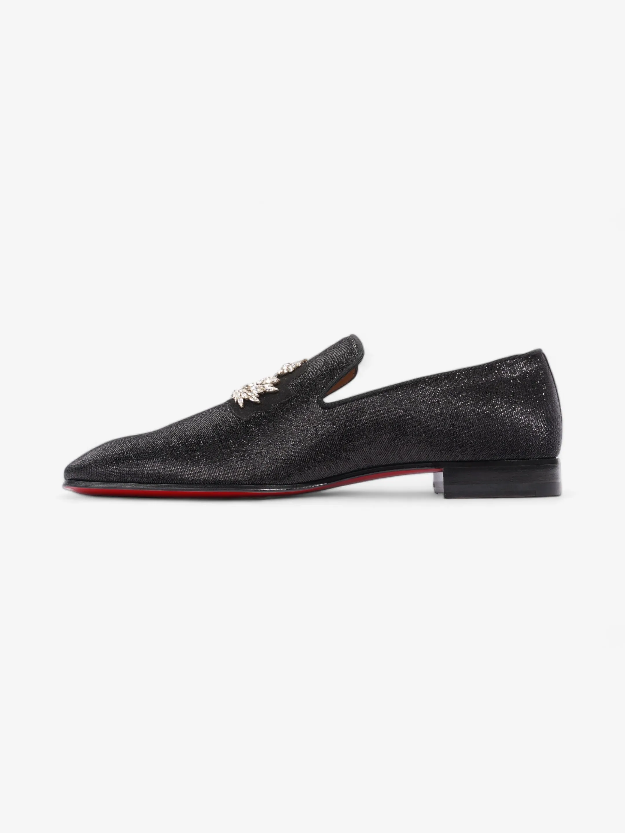 Christian Louboutin Embellishe Bijou Black Mesh EU 43 UK 9