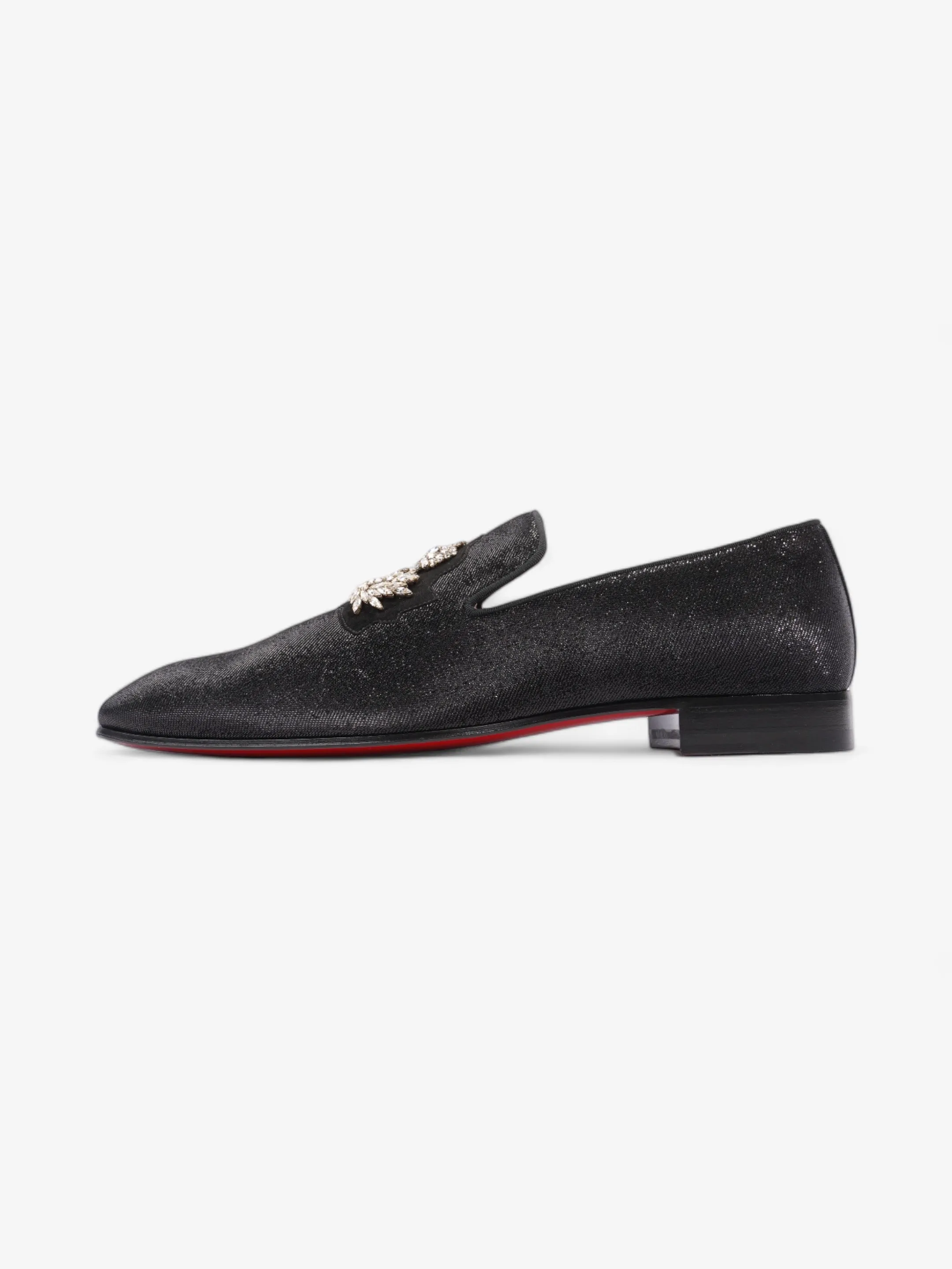 Christian Louboutin Embellishe Bijou Black Mesh EU 43 UK 9