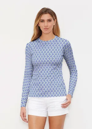 Cosmo Geo (13568) ~ Long Sleeve Rash Guard