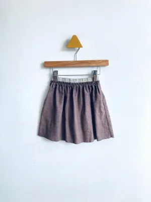 Cotton Flannel Skirt // 4Y