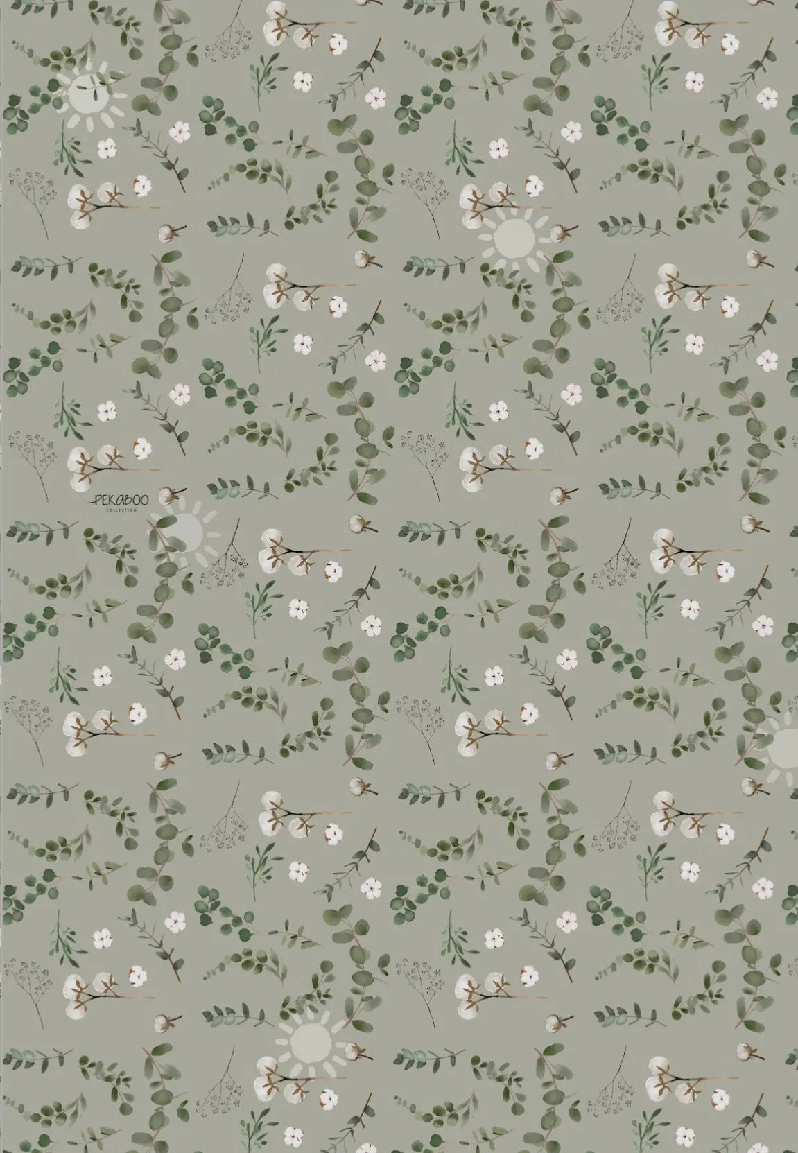 Couverture minky - Fleur de coton et sunset