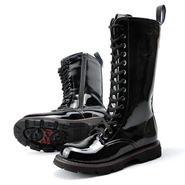 Cowboy Night Club Punk Boots Male Shoes
