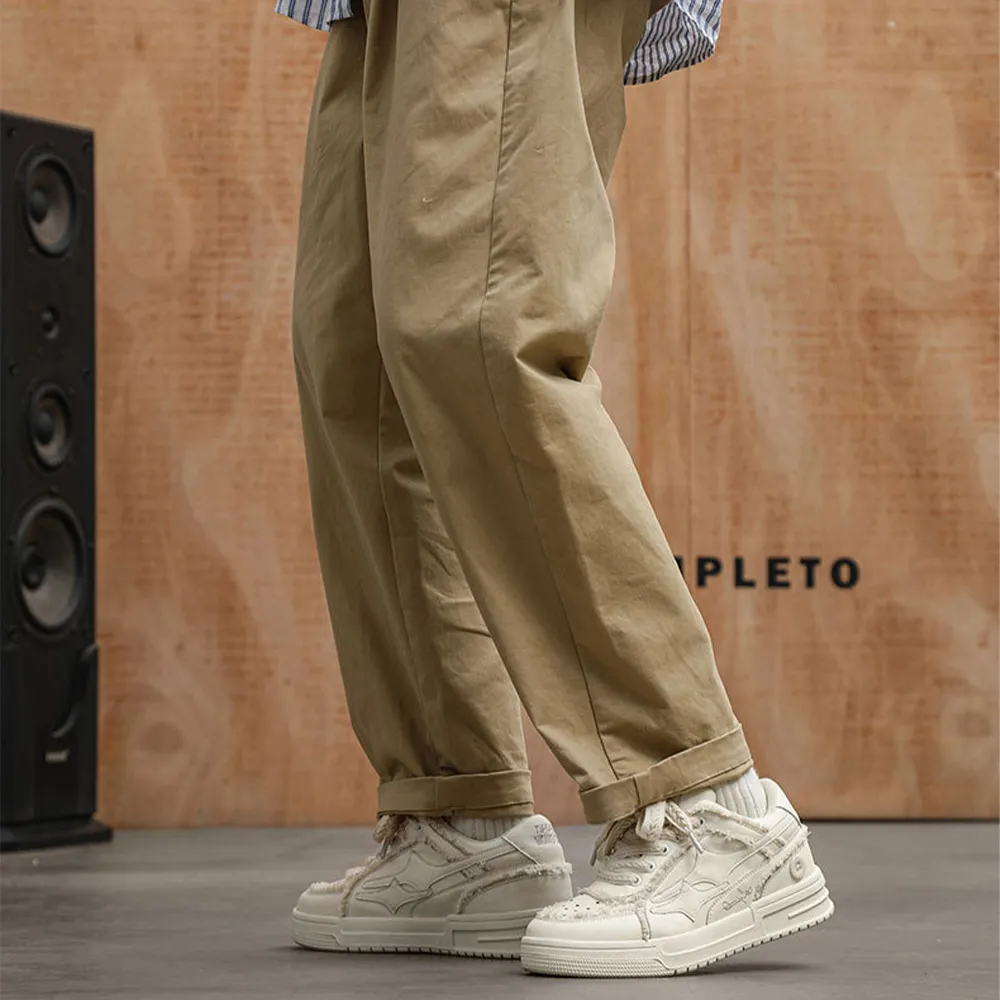 Cyber Envoy | Preppy Versatile Solid Color Sneaker
