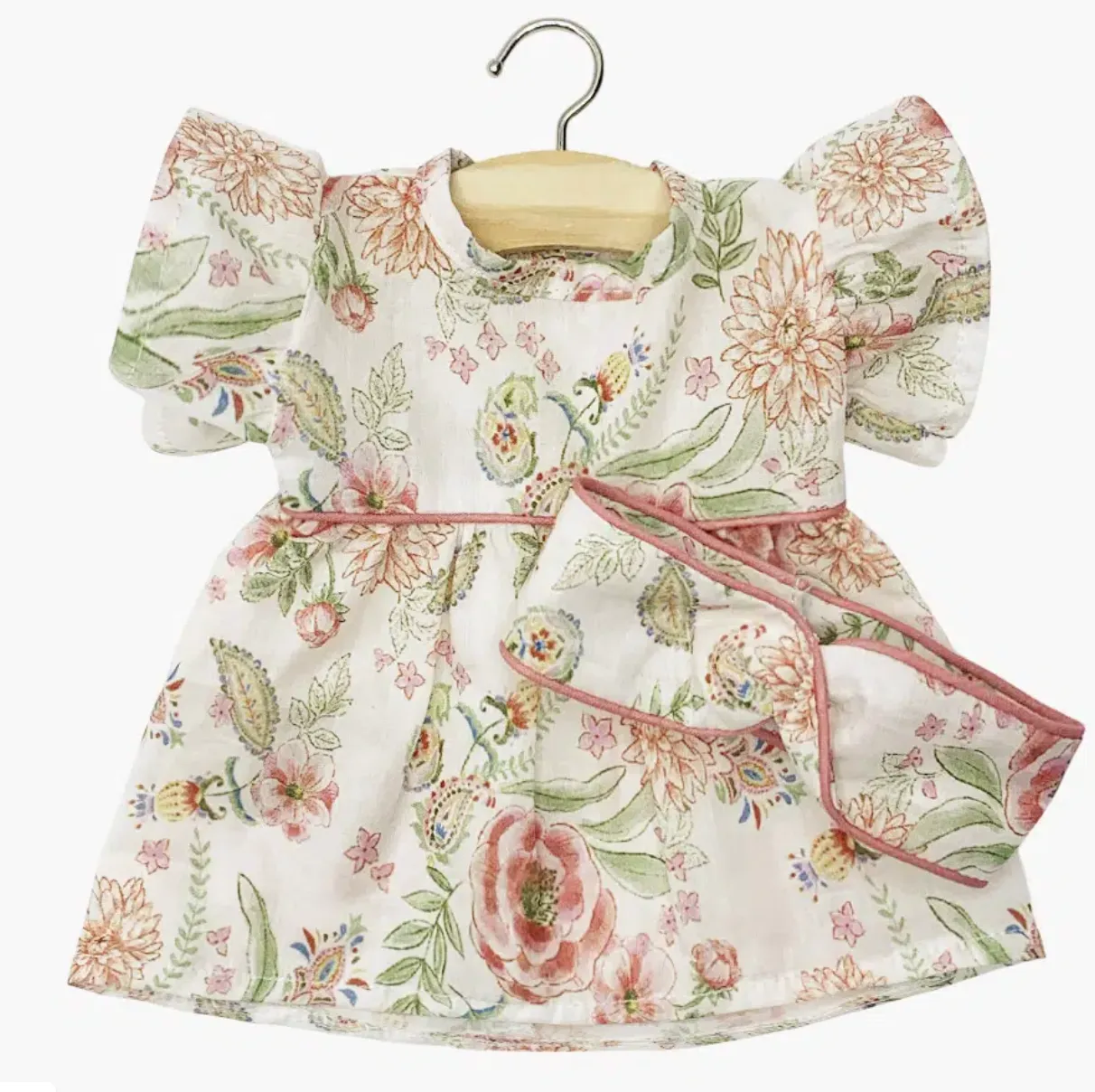 Daisy dress and its Lili-Rose cotton crossover headband with piping