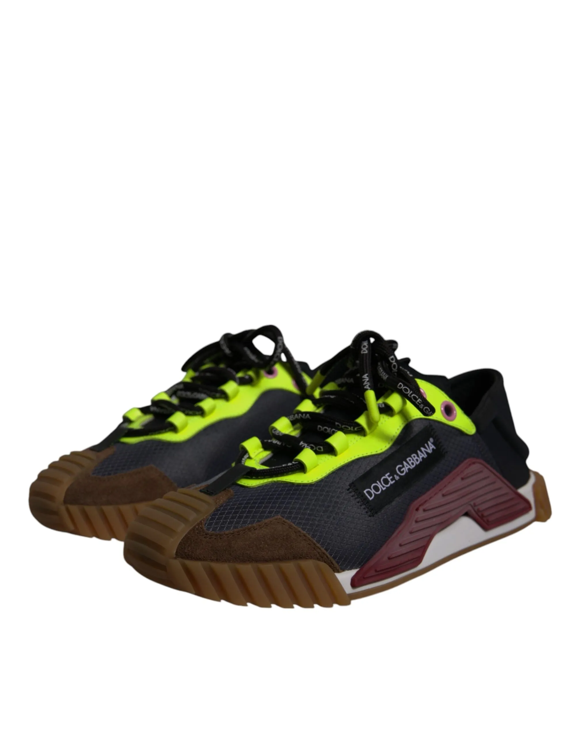 Dolce&Gabbana NS1 Men Multicolor Sneakers Nylon Low Top Trainer Shoes Size EU 40