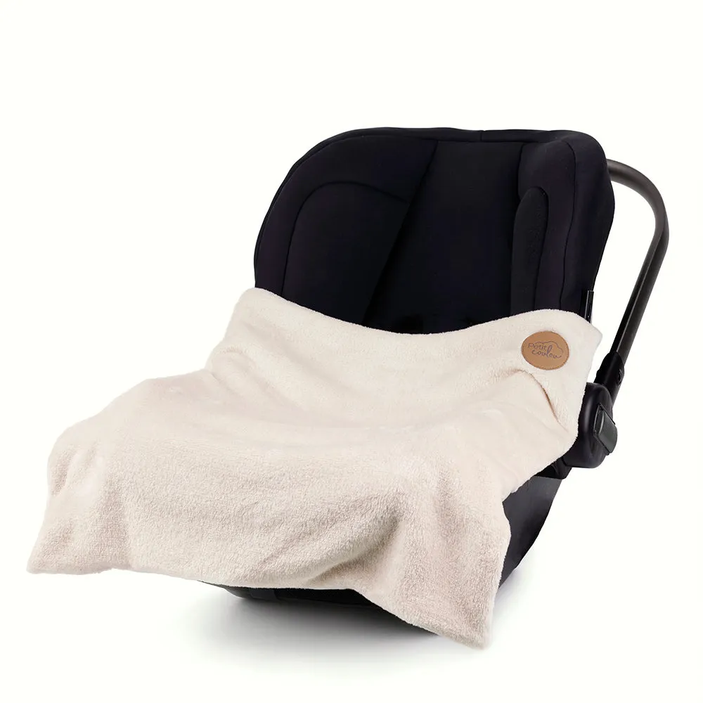 Doudou pour siège d'auto bébé en Minky