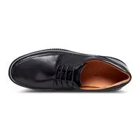 ECCO Men's 621114 Holton Black Leather Apron Toe Oxford