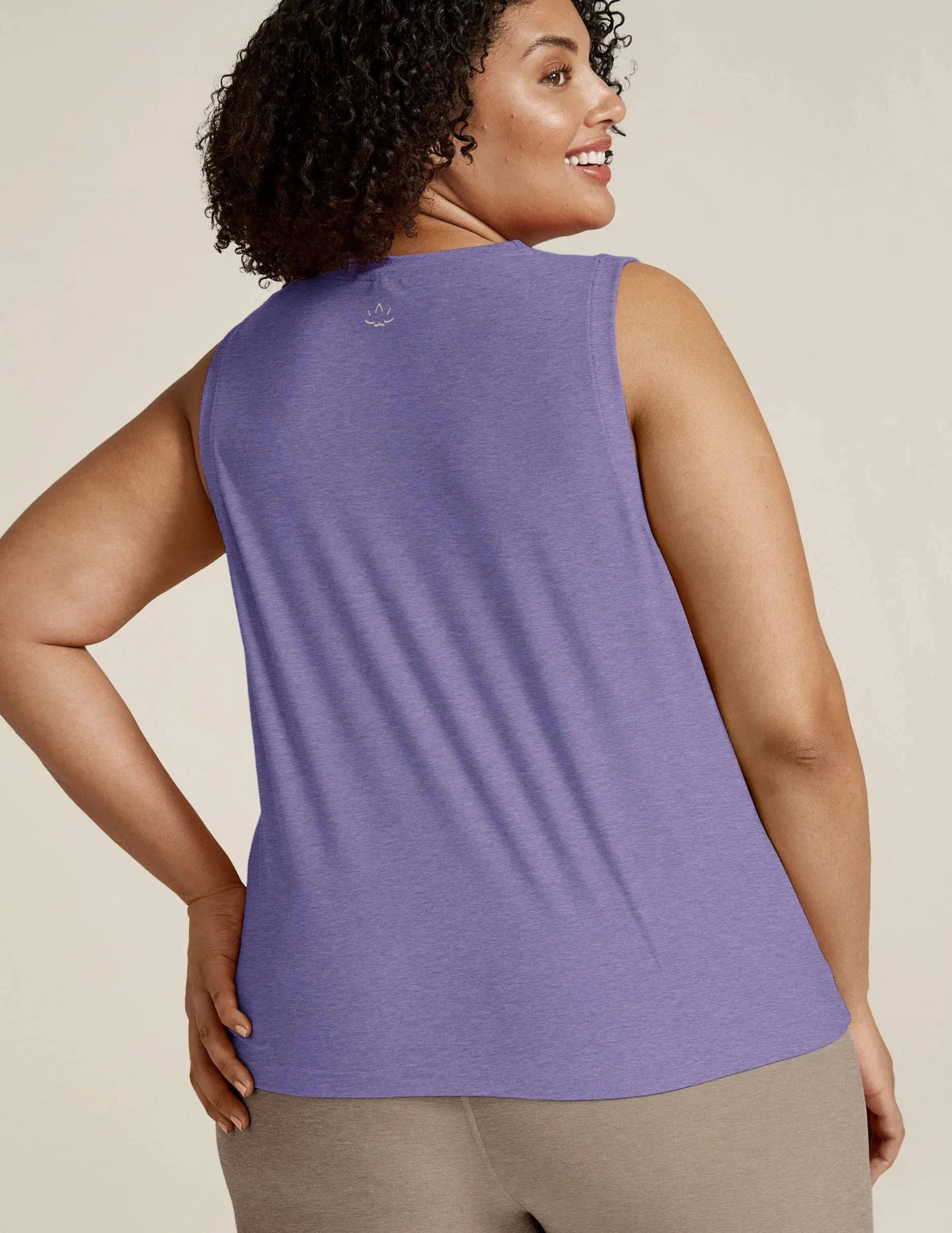 Featherweight Rebalance Tank by Beyond Yoga | Indigo Heather