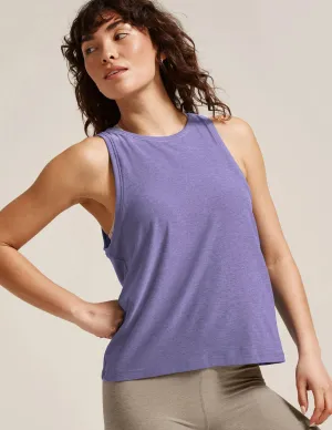 Featherweight Rebalance Tank by Beyond Yoga | Indigo Heather