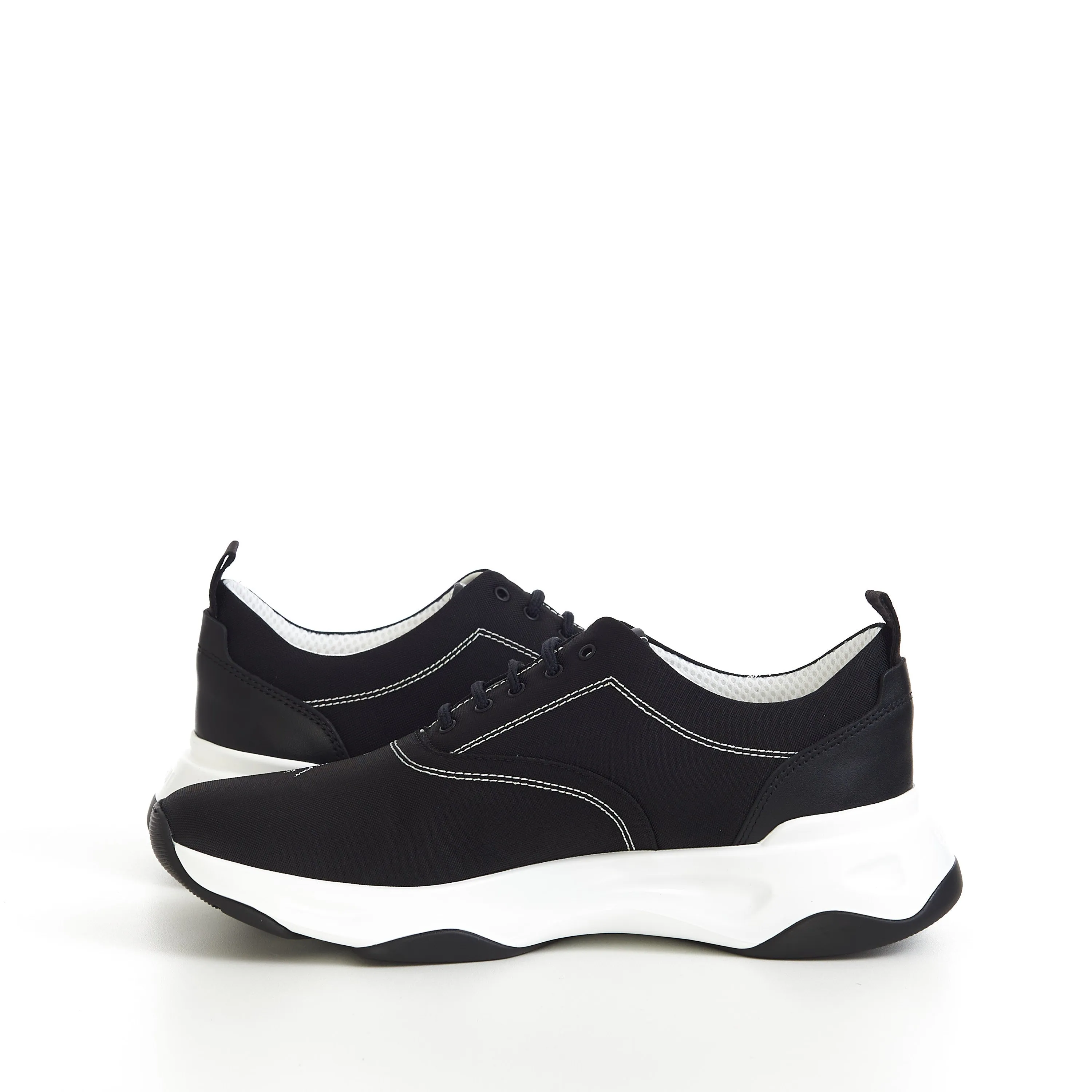 Flow Sneakers In Black With Scritto Serigraphy