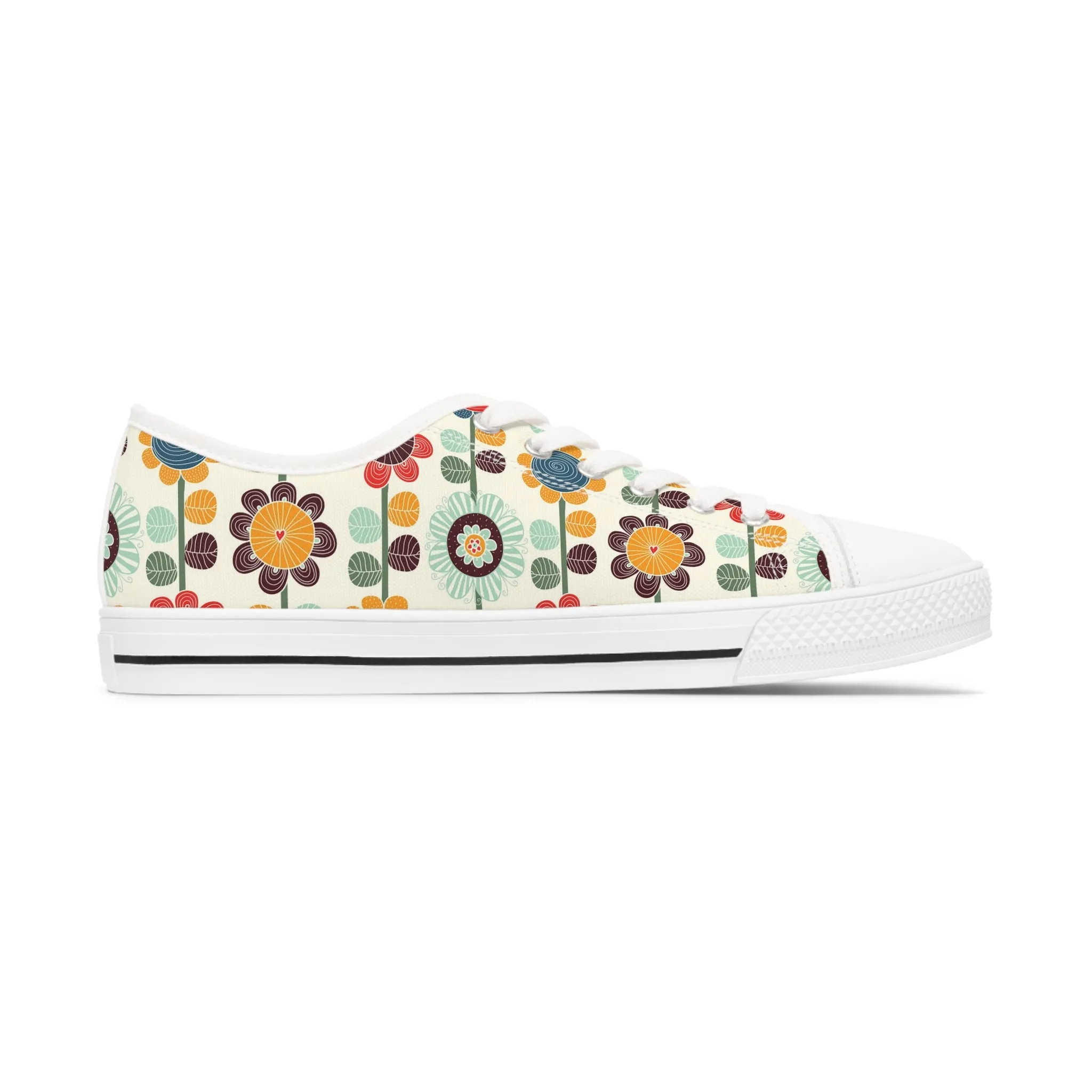 Flowers Child Women's Low Top Sneakers Shoes