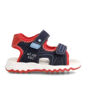 Garvalin - Sandal- Marino Navy/Red