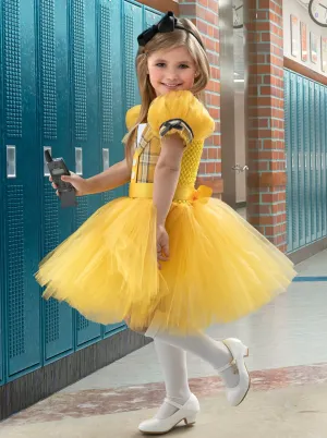Girls 90s Beverly Hills Preppy Tutu Dress