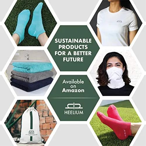 Heelium Bamboo Women's Ankle Socks for Running Sports & Gym, Black, Anti Odour Breathable Durable Anti Blister Free Size (Shoe Size UK3 - UK7), Combo Pack of 3 Pairs